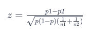 z-score formula